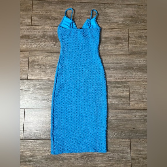 Rolla Coaster Small Blue Bodycon Dress - Picture 3 of 6
